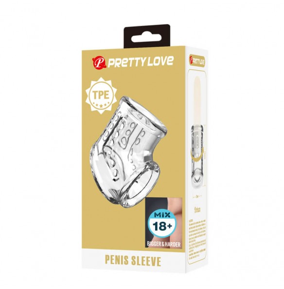 PRETTY LOVE - Orhan Men's Penis Sleeve (Transparent) PRETTY LOVE - Orhan Men's Penis Sleeve (Transparent)